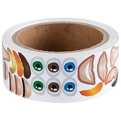 Stickers Facial Features 1350s 2D 3D